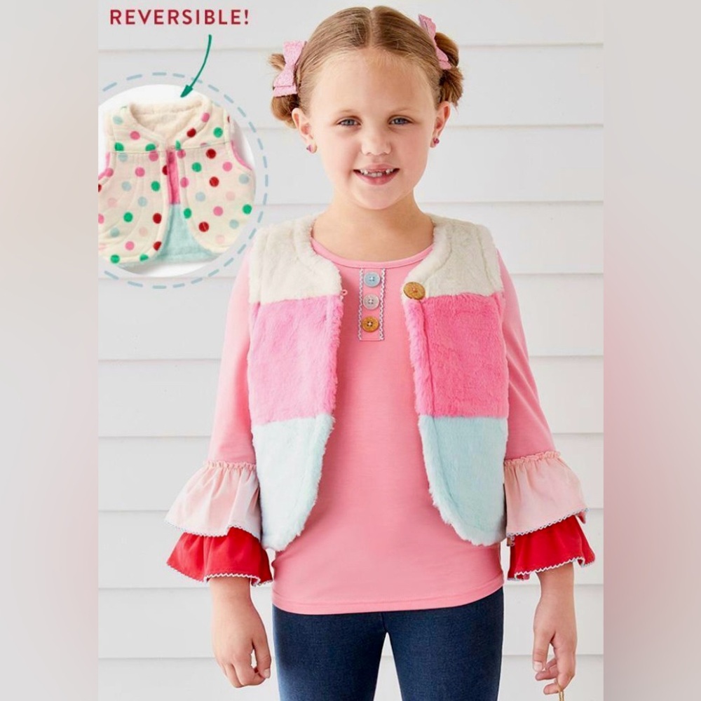 Girls MATILDA JANE
Wonderment reversible Gumdrop
Lane Vest size 14